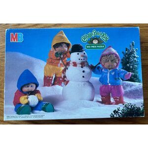 NEW & SEALED Vintage 1984 Cabbage Patch Kids 100 Piece Puzzle Milton Bradley